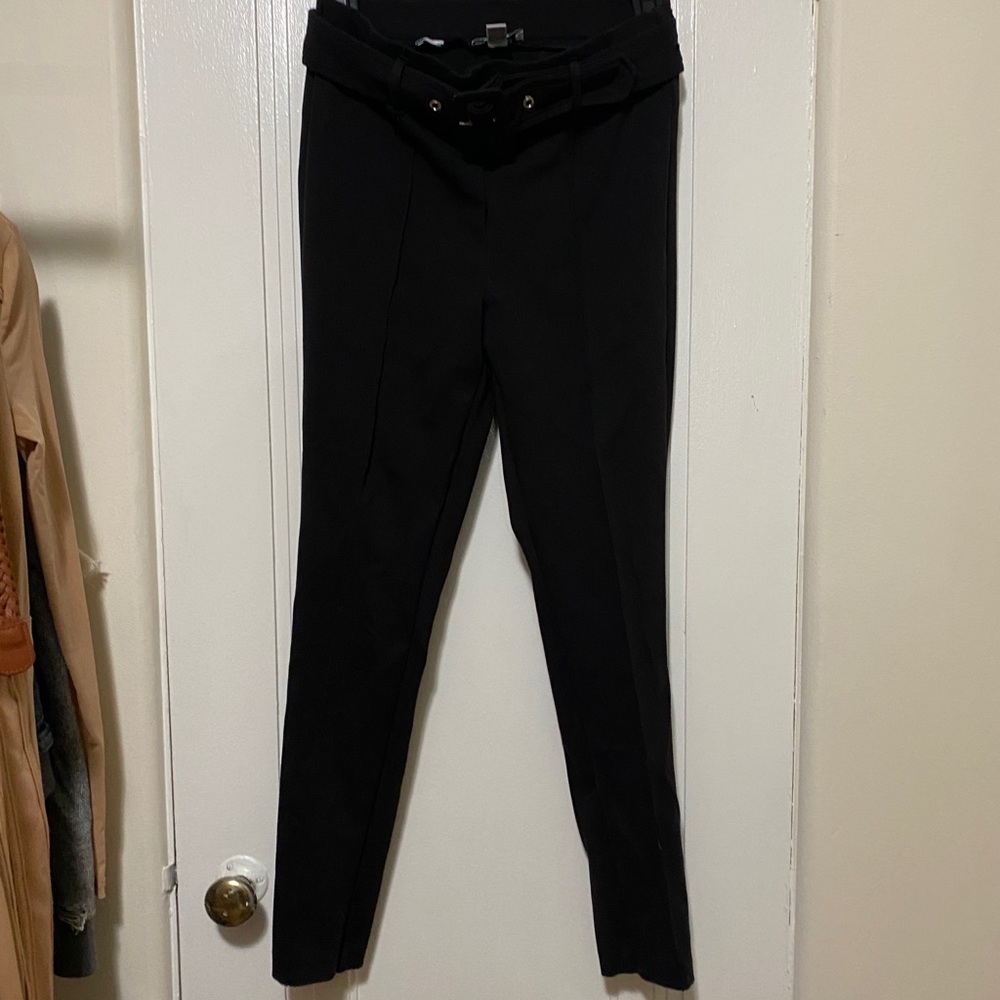 Belted dress pant